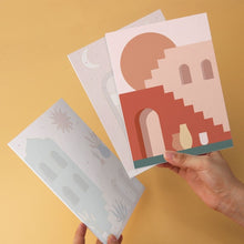 Cargar imagen en el visor de la galería, Mini Serie Pintar por Números 15x20cm (6 piezas) - Puertas del desierto