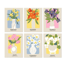Cargar imagen en el visor de la galería, Mini Serie Pintar por Números 15x20cm (6 piezas) - Plena floración Figured'Art