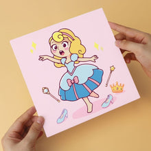 Cargar imagen en el visor de la galería, Mini Serie Pintar por Números 20x20cm (6 piezas) - Momentos de cuento de hadas