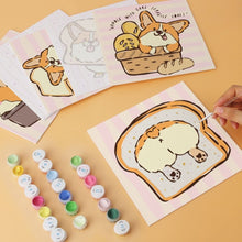 Cargar imagen en el visor de la galería, Mini Serie Pintar por Números 20x20cm (6 piezas) - Vida de Corgi