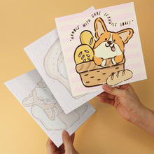 Cargar imagen en el visor de la galería, Mini Serie Pintar por Números 20x20cm (6 piezas) - Vida de Corgi