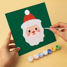 Cargar imagen en el visor de la galería, Mini Serie Pintar por Números 20x20cm (6 piezas) - Retratos navideños