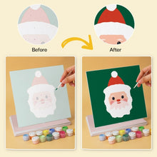 Cargar imagen en el visor de la galería, Mini Serie Pintar por Números 20x20cm (6 piezas) - Retratos navideños