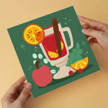 Cargar imagen en el visor de la galería, Mini Serie Pintar por Números 20x20cm (6 piezas) - Bebidas de invierno especiadas