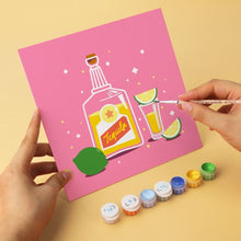 Cargar imagen en el visor de la galería, Mini Serie Pintar por Números 20x20cm (6 piezas) - Mezcla vibrante