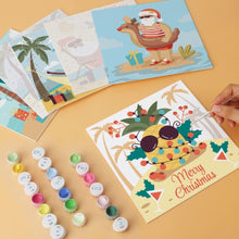 Cargar imagen en el visor de la galería, Mini Serie Pintar por Números 20x20cm (6 piezas) - Navidad tropical