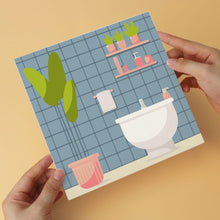 Cargar imagen en el visor de la galería, Mini Serie Pintar por Números 20x20cm (6 piezas) - Baño y estilo