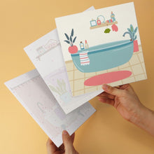 Cargar imagen en el visor de la galería, Mini Serie Pintar por Números 20x20cm (6 piezas) - Baño y estilo