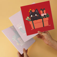 Cargar imagen en el visor de la galería, Mini Serie Pintar por Números 20x20cm (6 piezas) - Pequeños gatos felices