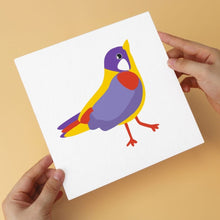 Cargar imagen en el visor de la galería, Mini Serie Pintar por Números 20x20cm (6 piezas) - Aves tropicales