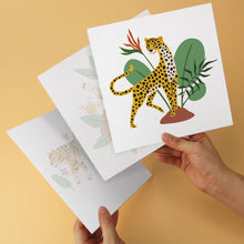 Cargar imagen en el visor de la galería, Mini Serie Pintar por Números 20x20cm (6 piezas) - Tigre de la jungla