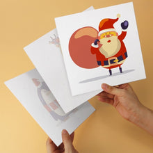 Cargar imagen en el visor de la galería, Mini Serie Pintar por Números 20x20cm (6 piezas) - Pequeños amigos navideños