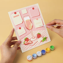 Cargar imagen en el visor de la galería, Mini Serie Pintar por Números 15x20cm (6 piezas) - Hora del aperitivo