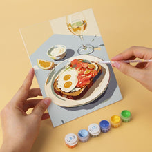 Cargar imagen en el visor de la galería, Mini Serie Pintar por Números 15x20cm (6 piezas) - Momentos gourmet