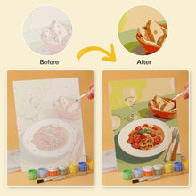 Cargar imagen en el visor de la galería, Mini Serie Pintar por Números 15x20cm (6 piezas) - Momentos gourmet