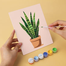 Cargar imagen en el visor de la galería, Mini Serie Pintar por Números 15x20cm (6 piezas) - Enraizado en el verde