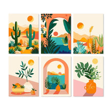 Cargar imagen en el visor de la galería, Mini Serie Pintar por Números 15x20cm (6 piezas) - Arenas cálidas Figured'Art