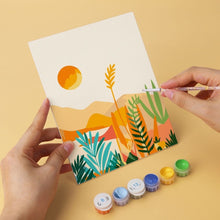 Cargar imagen en el visor de la galería, Mini Serie Pintar por Números 15x20cm (6 piezas) - Arenas cálidas