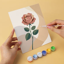 Cargar imagen en el visor de la galería, Mini Serie Pintar por Números 15x20cm (6 piezas) - Estudio botánico