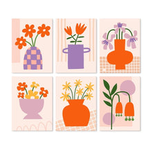 Cargar imagen en el visor de la galería, Mini Serie Pintar por Números 15x20cm (6 piezas) - Patrones y pétalos Figured'Art