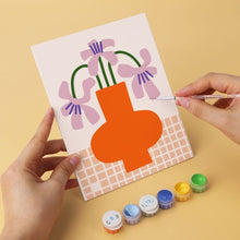Cargar imagen en el visor de la galería, Mini Serie Pintar por Números 15x20cm (6 piezas) - Patrones y pétalos
