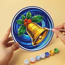 Cargar imagen en el visor de la galería, Mini Serie Pintar por Números - discos de Ø20cm (6 piezas) - Maravillas invernales