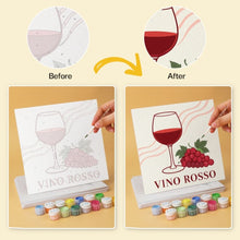 Cargar imagen en el visor de la galería, Mini Serie Pintar por Números 20x20cm (6 piezas) - La Vie en Rose