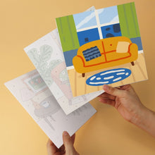 Cargar imagen en el visor de la galería, Mini Serie Pintar por Números 20x20cm (6 piezas) - Habitaciones encantadoras
