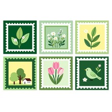 Cargar imagen en el visor de la galería, Mini Serie Pintar por Números 20x20cm (6 piezas) - Colección de sellos de la naturaleza Figured'Art