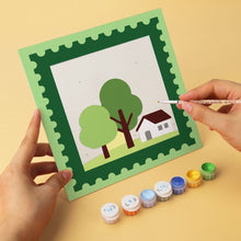 Cargar imagen en el visor de la galería, Mini Serie Pintar por Números 20x20cm (6 piezas) - Colección de sellos de la naturaleza
