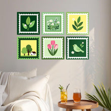 Cargar imagen en el visor de la galería, Mini Serie Pintar por Números 20x20cm (6 piezas) - Colección de sellos de la naturaleza