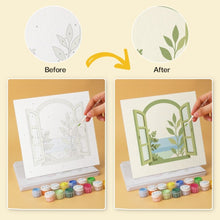 Cargar imagen en el visor de la galería, Mini Serie Pintar por Números 20x20cm (6 piezas) - Susurros del jardín