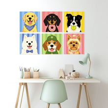 Cargar imagen en el visor de la galería, Mini Serie Pintar por Números 20x20cm (6 piezas) - Amigos simpáticos