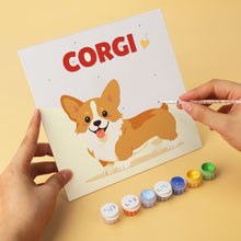 Cargar imagen en el visor de la galería, Mini Serie Pintar por Números 20x20cm (6 piezas) - Clásicos caninos