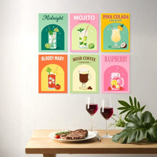 Cargar imagen en el visor de la galería, Mini Serie Pintar por Números 15x20cm (6 piezas) - Estampados de Happy Hour
