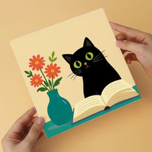 Cargar imagen en el visor de la galería, Mini Serie Pintar por Números 20x20cm (6 piezas) - Gatos y flores