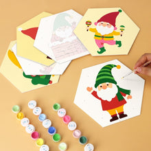 Cargar imagen en el visor de la galería, Mini Serie Pintar por Números - Hexágonos (6 piezas) - Equipo de elfos