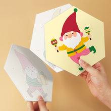 Cargar imagen en el visor de la galería, Mini Serie Pintar por Números - Hexágonos (6 piezas) - Equipo de elfos