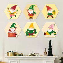 Cargar imagen en el visor de la galería, Mini Serie Pintar por Números - Hexágonos (6 piezas) - Equipo de elfos