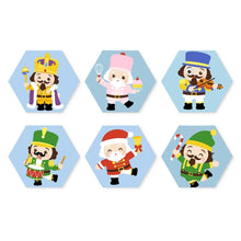 Cargar imagen en el visor de la galería, Mini Serie Pintar por Números - Hexágonos (6 piezas) - Pequeños personajes alegres Figured'Art