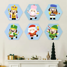 Cargar imagen en el visor de la galería, Mini Serie Pintar por Números - Hexágonos (6 piezas) - Pequeños personajes alegres
