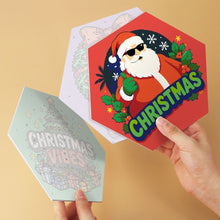 Cargar imagen en el visor de la galería, Mini Serie Pintar por Números - Hexágonos (6 piezas) - Ambiente navideño