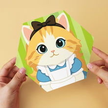 Cargar imagen en el visor de la galería, Mini Serie Pintar por Números - Hexágonos (6 piezas) - Amigos gatos disfrazados