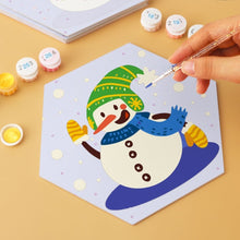 Cargar imagen en el visor de la galería, Mini Serie Pintar por Números - Hexágonos (6 piezas) - Amigos escarchados