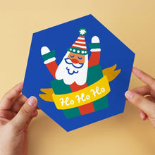 Cargar imagen en el visor de la galería, Mini Serie Pintar por Números - Hexágonos (6 piezas) - Ho Ho Navidad