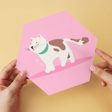Cargar imagen en el visor de la galería, Mini Serie Pintar por Números - Hexágonos (6 piezas) - Animales en rosa