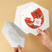 Cargar imagen en el visor de la galería, Mini Serie Pintar por Números - Hexágonos (6 piezas) - Set festivo