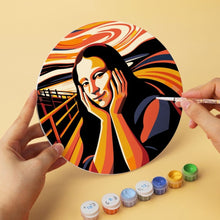 Cargar imagen en el visor de la galería, Mini Serie Pintar por Números - discos de Ø20cm (6 piezas) - Iconos artísticos