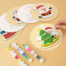 Cargar imagen en el visor de la galería, Mini Serie Pintar por Números - discos de Ø20cm (6 piezas) - Magia navideña