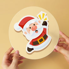 Cargar imagen en el visor de la galería, Mini Serie Pintar por Números - discos de Ø20cm (6 piezas) - Magia navideña